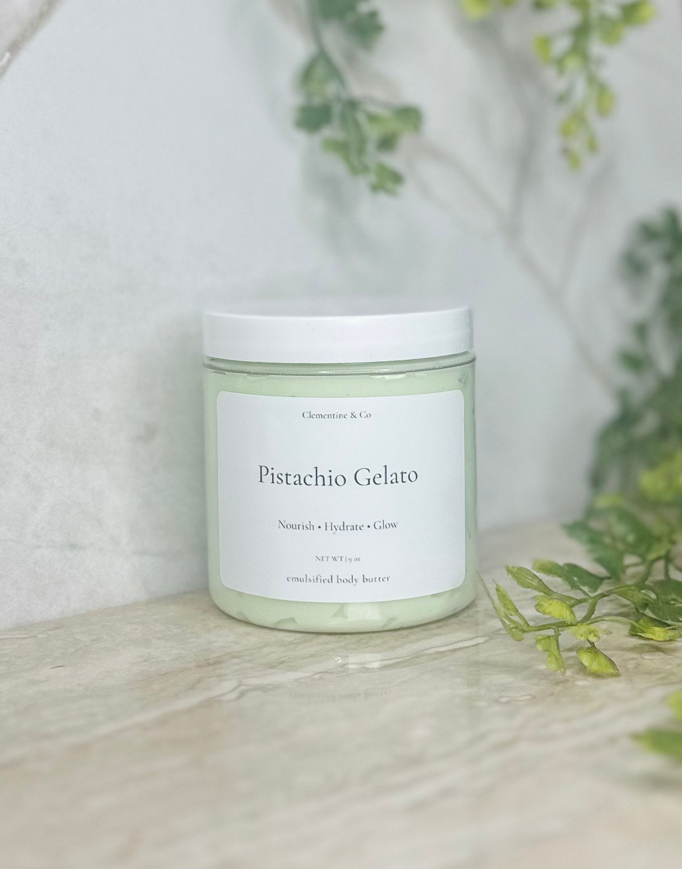Pistachio Gelato body butter| | rich pistachio ice cream, sweet rum, sandalwood.