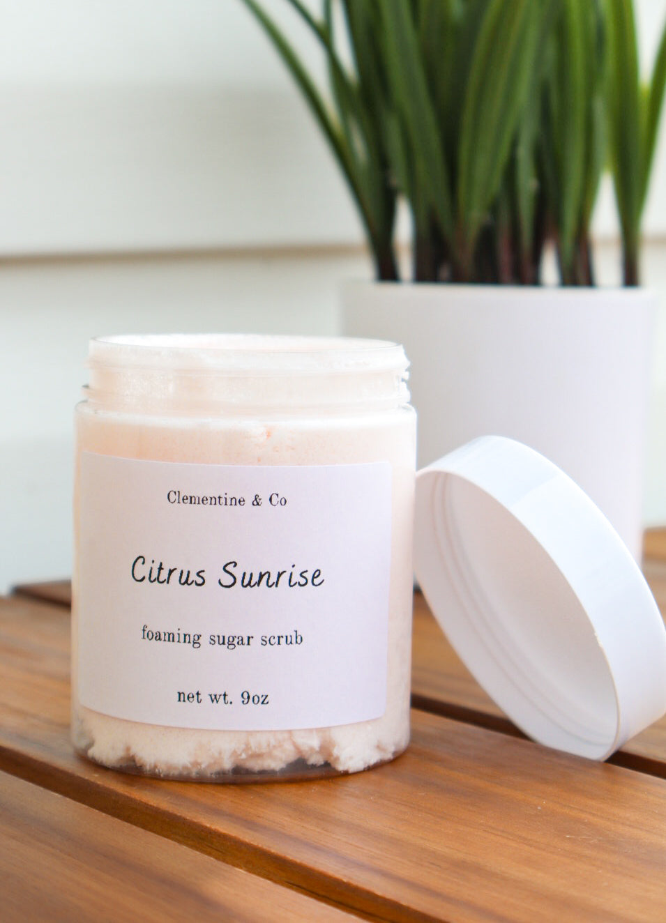 Citrus Sunrise foaming sugar scrub