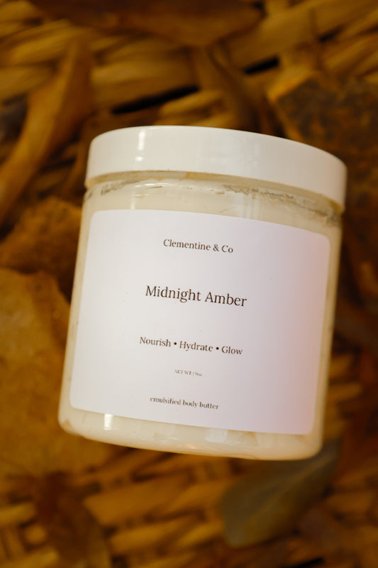 Midnight Amber | sugared jasmine, golden wood, crystalized amber