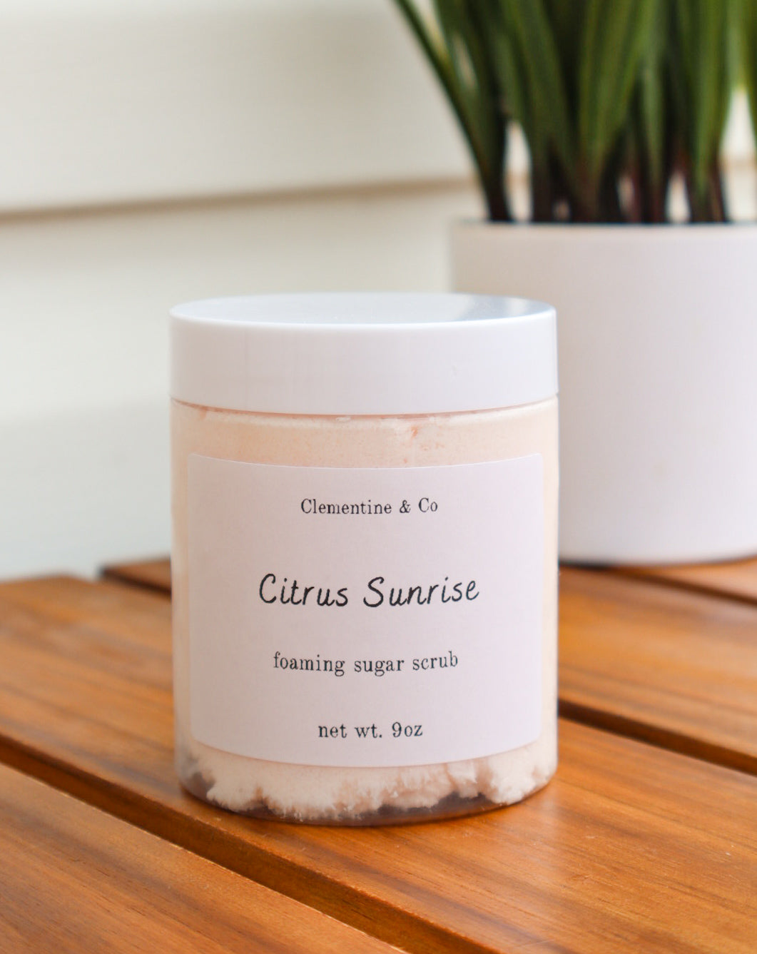 Citrus Sunrise foaming sugar scrub