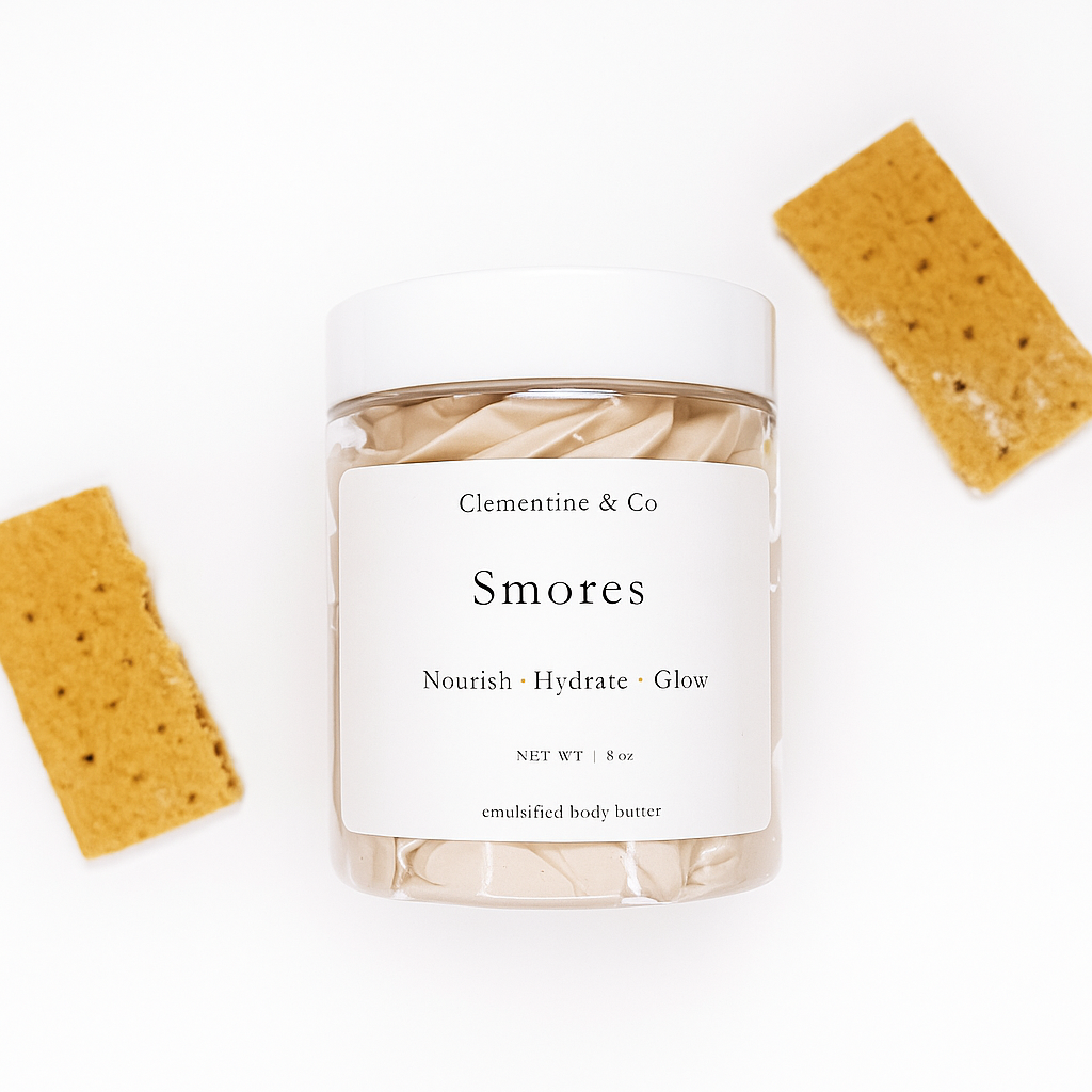 S’mores body butter| sweet graham cracker, roasted marshmallow, cinnamon